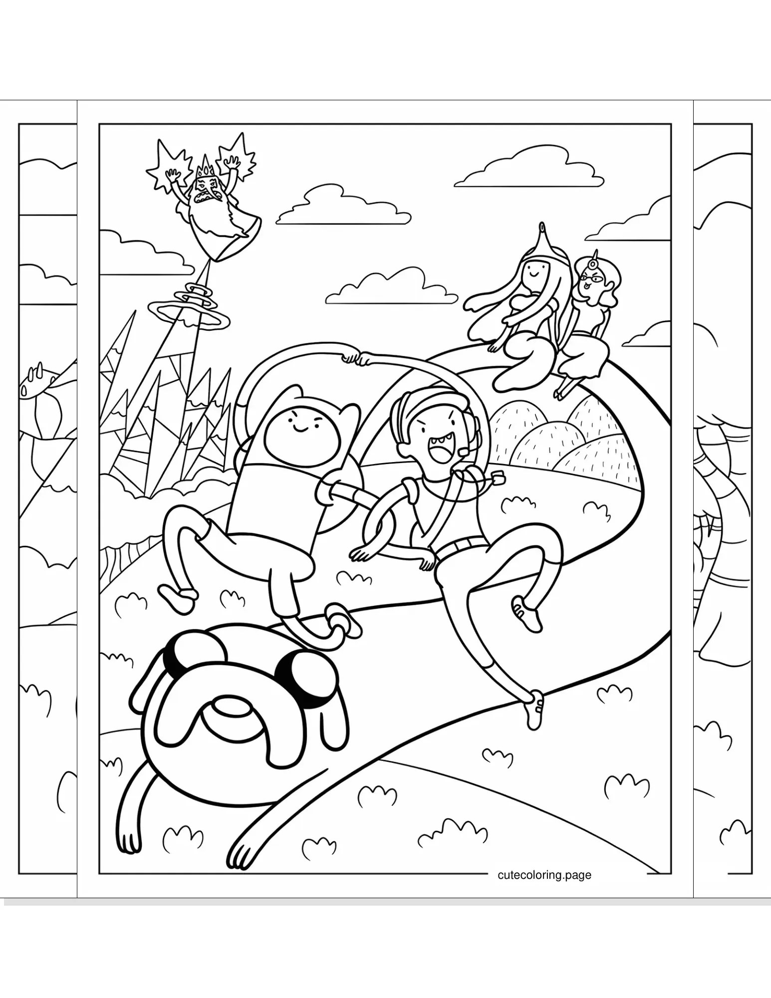 adventure time coloring pages coloring page