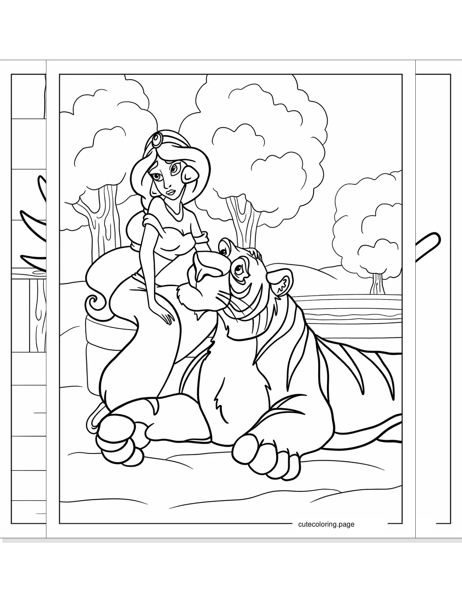 aladdin coloring pages coloring page