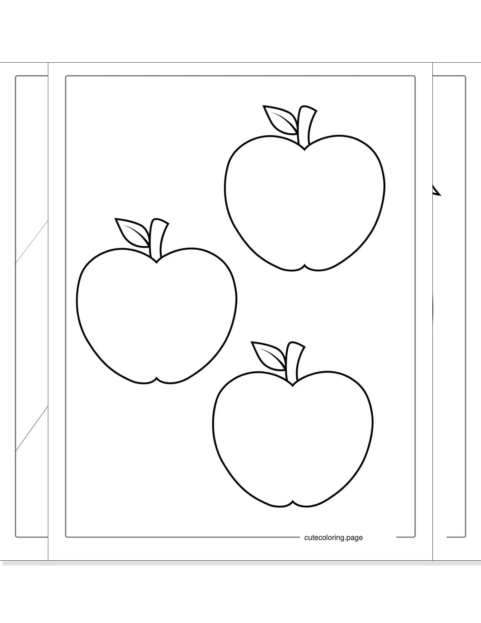 apple coloring pages coloring page