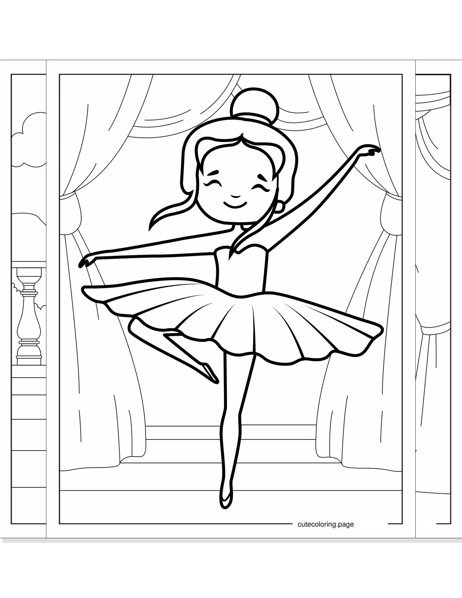 ballerina coloring pages coloring page