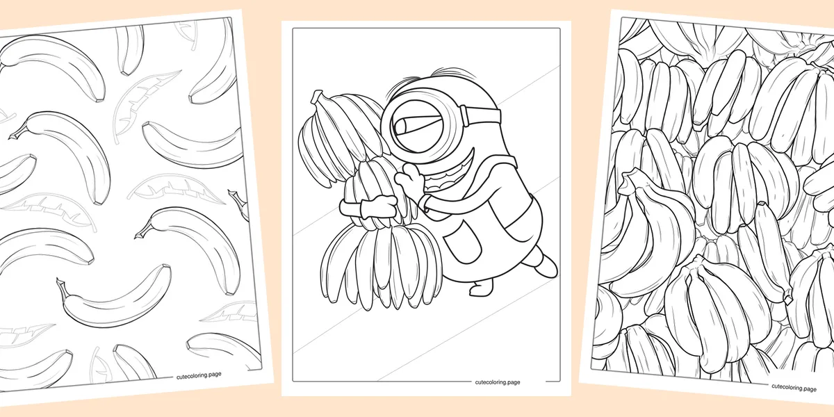 banana-coloring-pages