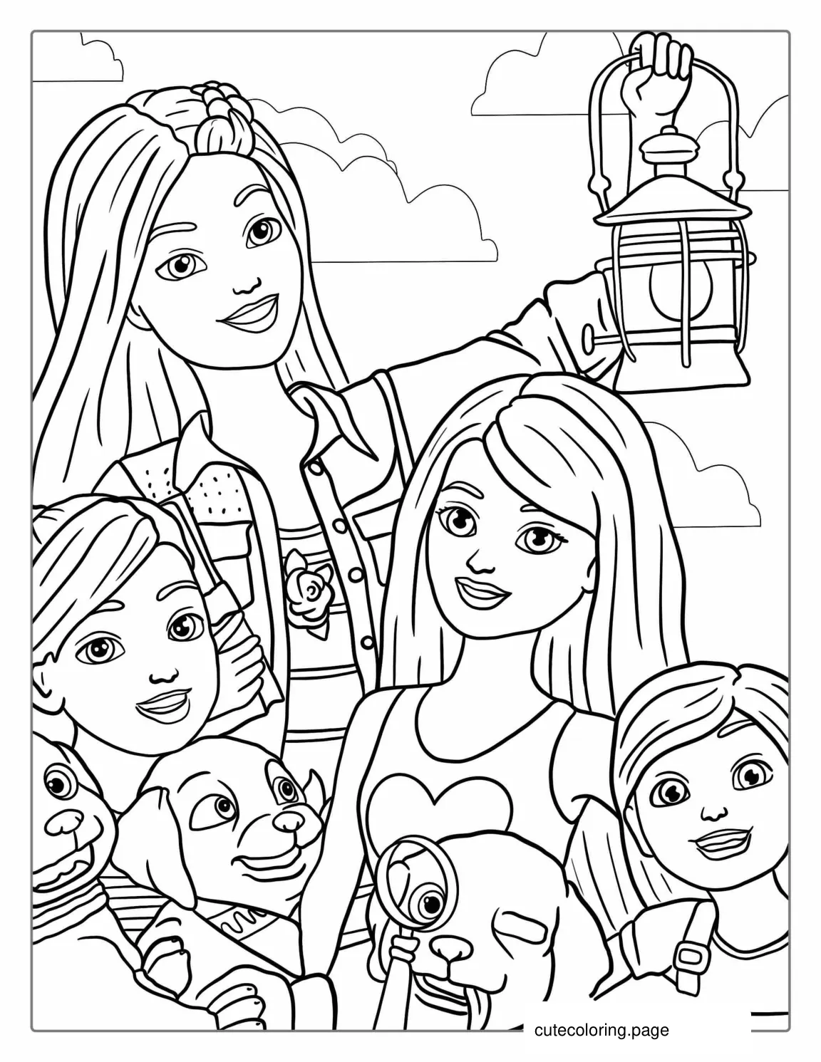 Barbie Dreamhouse Adventures To Color coloring page