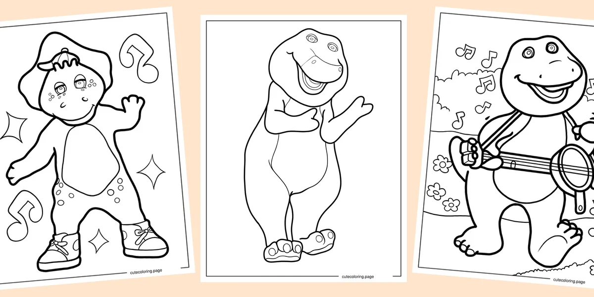 barney-coloring-pages