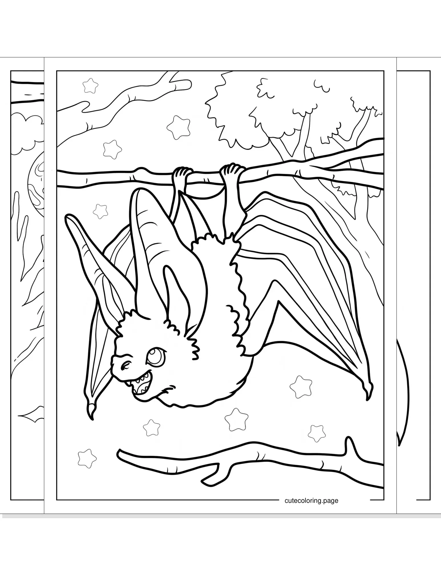 bat coloring pages coloring page