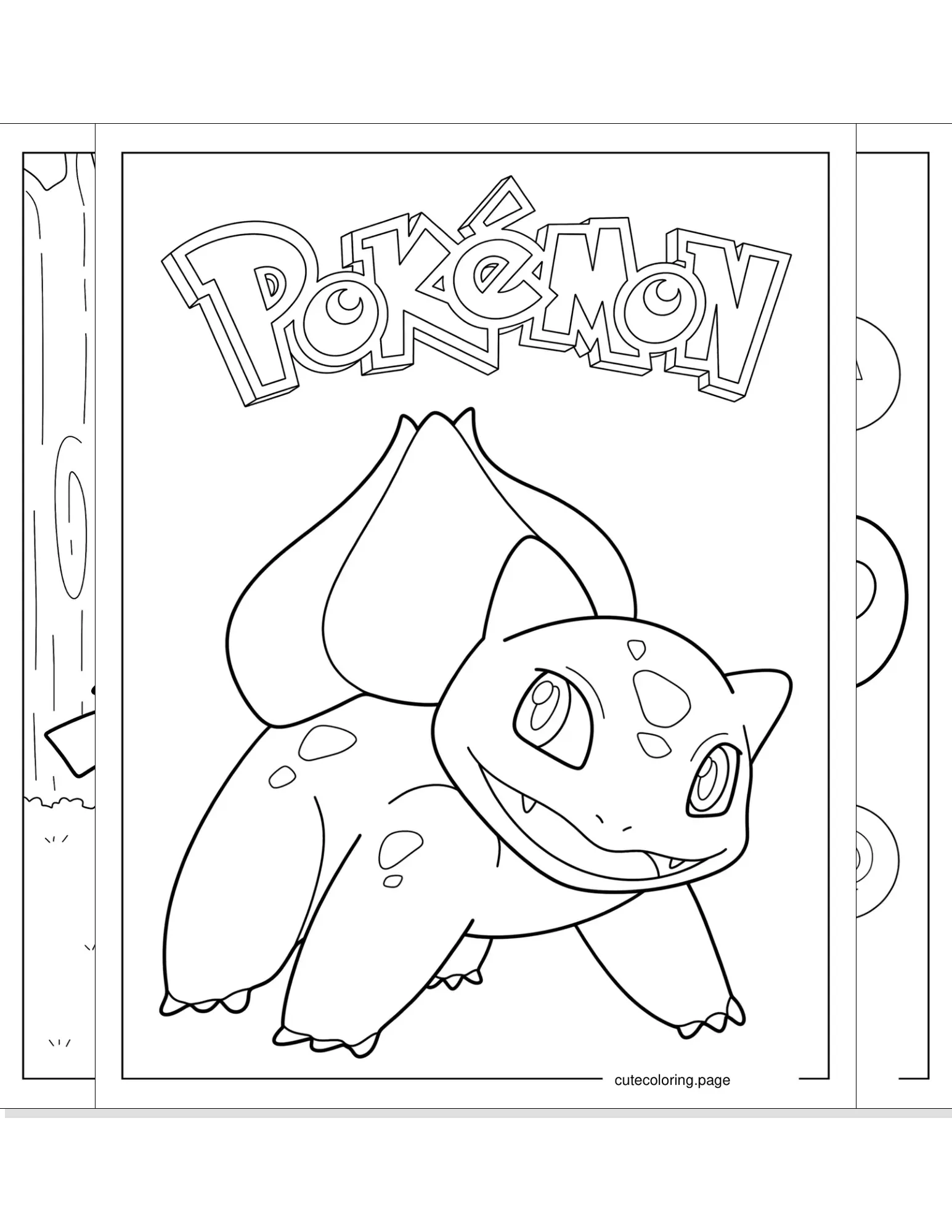 bulbasaur coloring pages coloring page