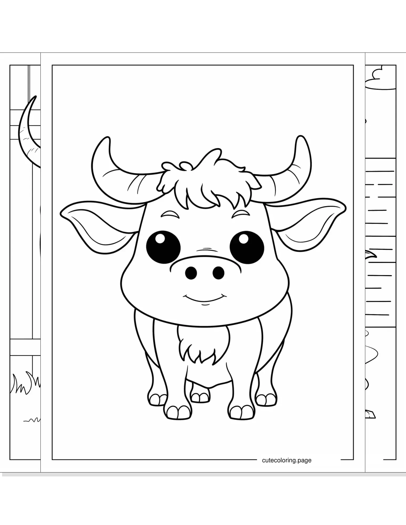 bull coloring pages coloring page