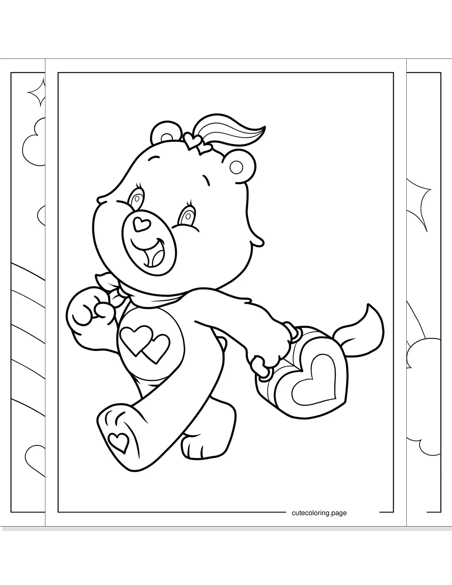 care bear coloring pages coloring page