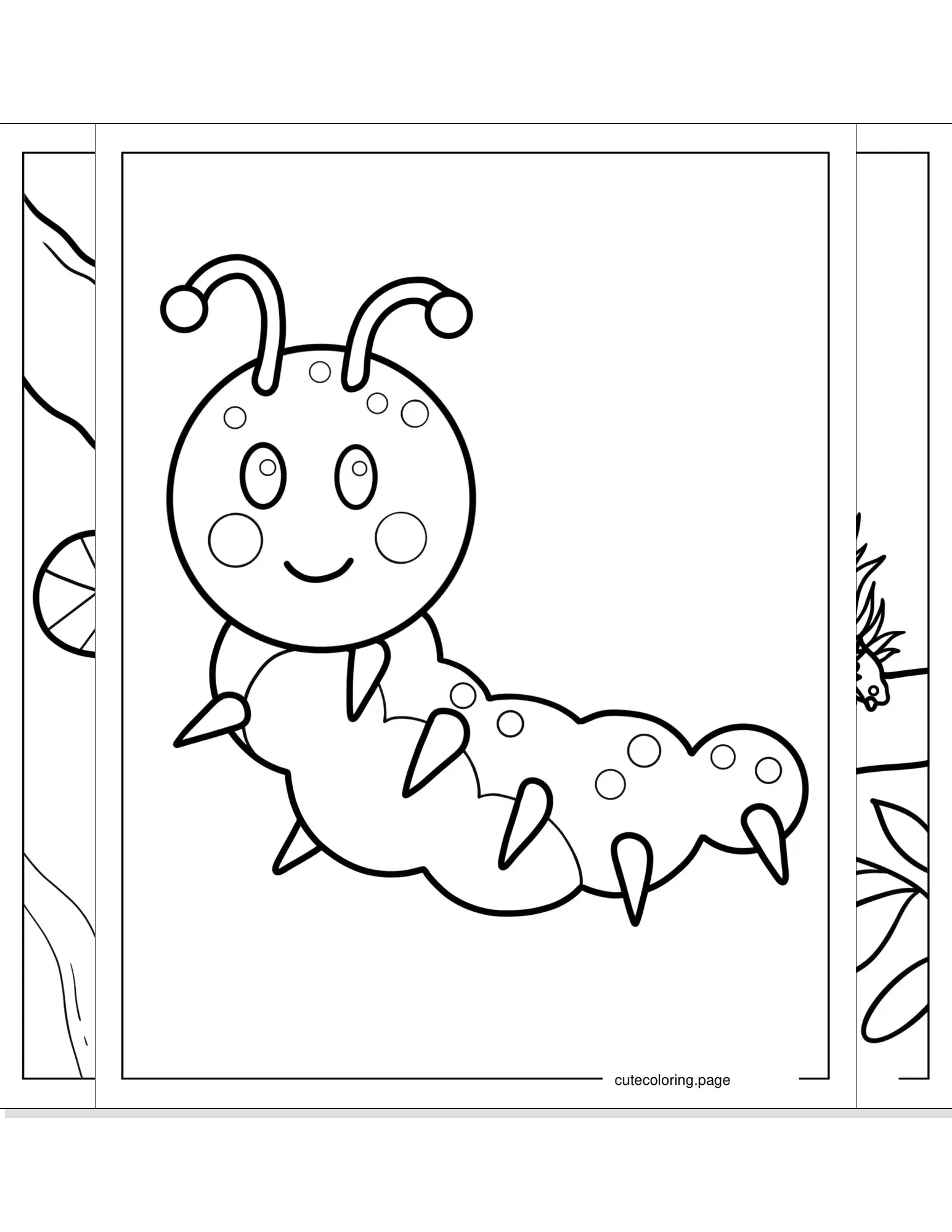 caterpillar coloring pages coloring page