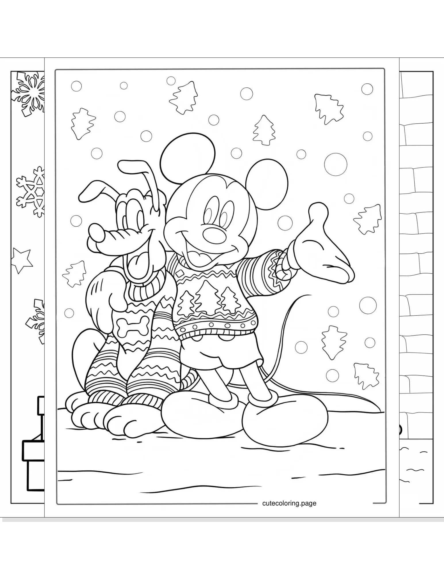 christmas coloring pages coloring page