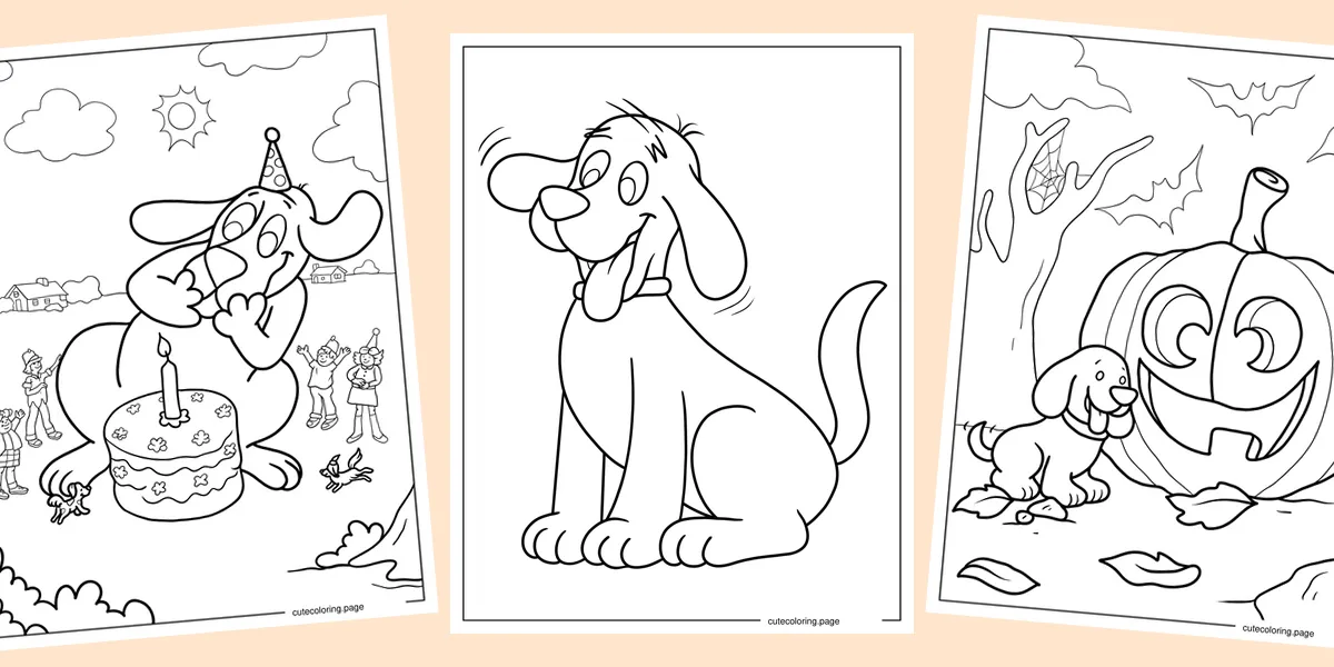 clifford-coloring-pages