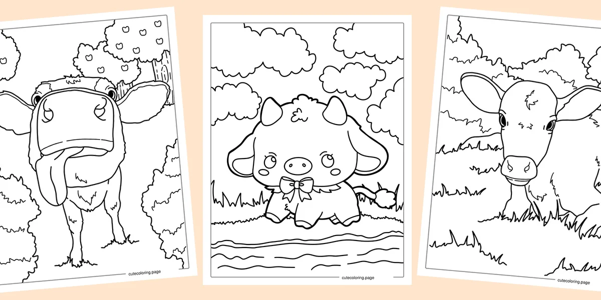 cow-coloring-pages