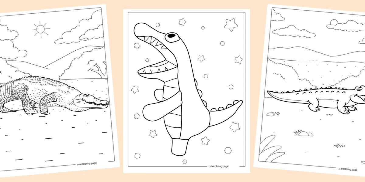 crocodile-coloring-pages