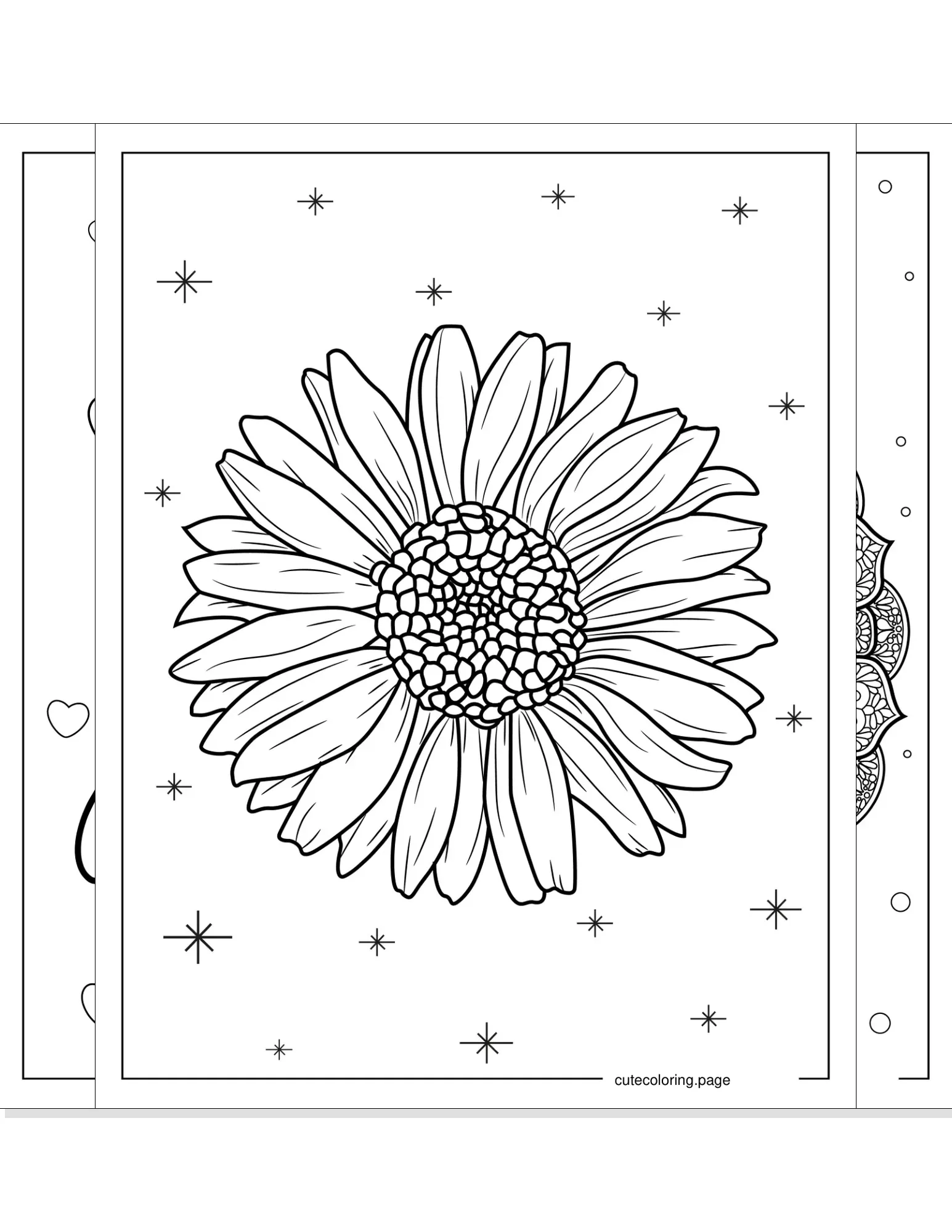 daisy coloring pages coloring page