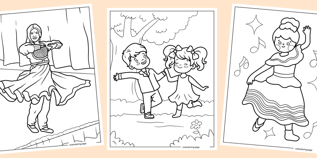 dancing-coloring-pages