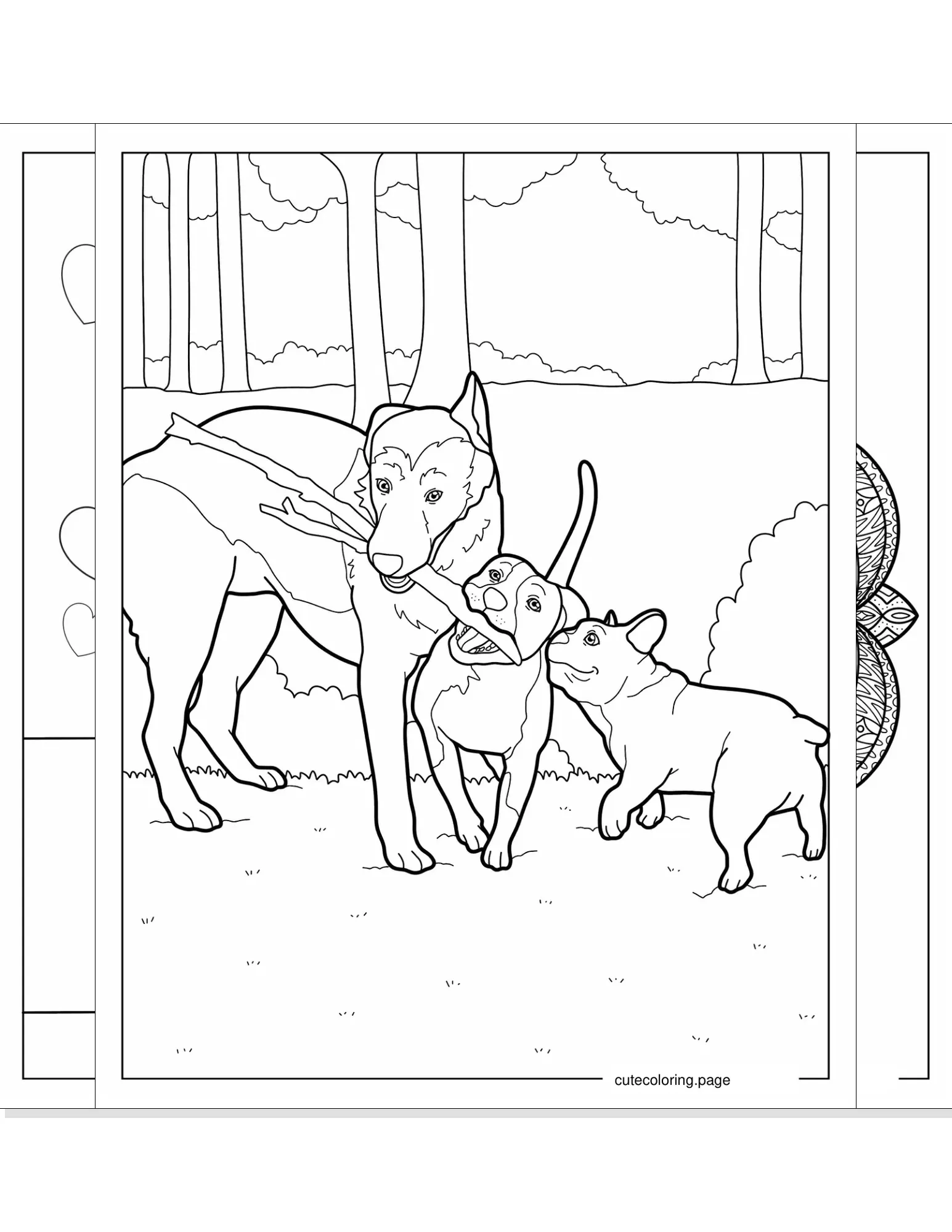 dog coloring pages coloring page