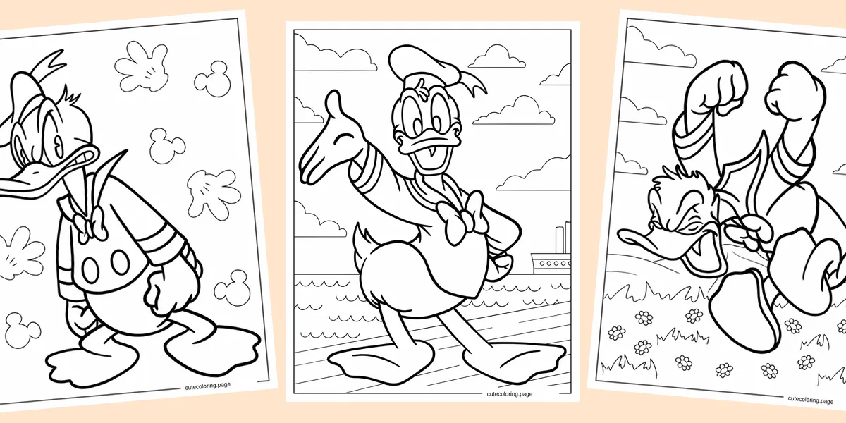 donald-duck-coloring-pages