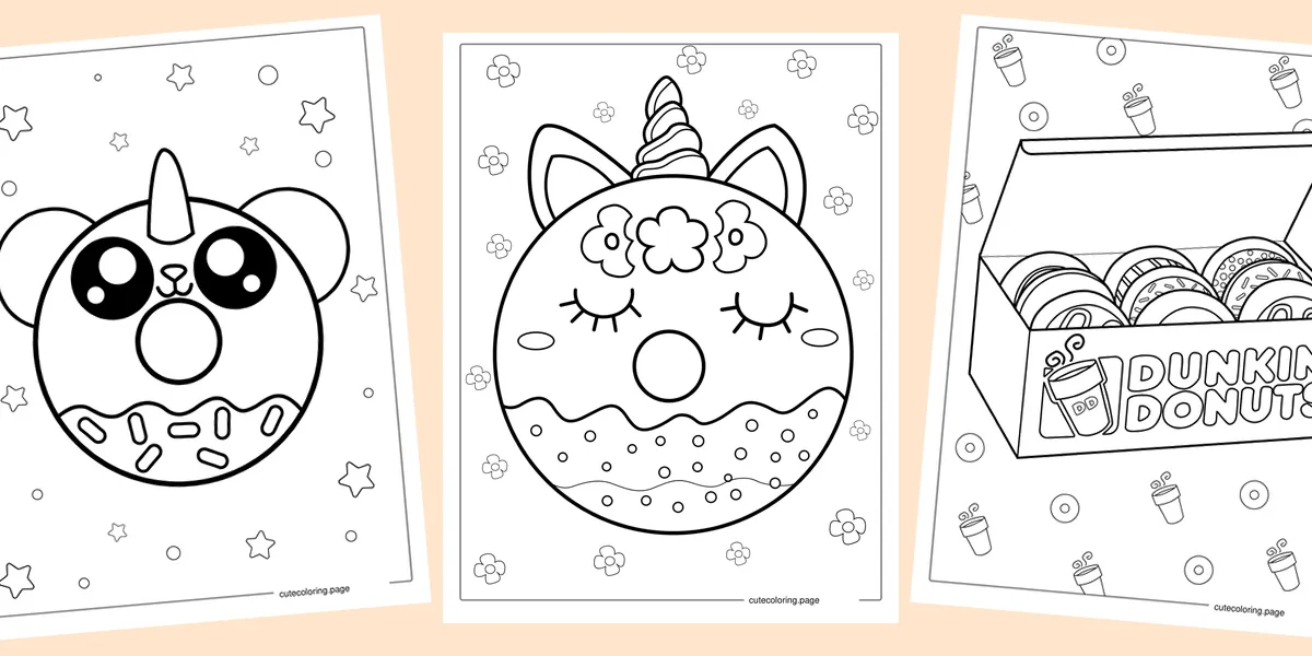 donut-coloring-pages