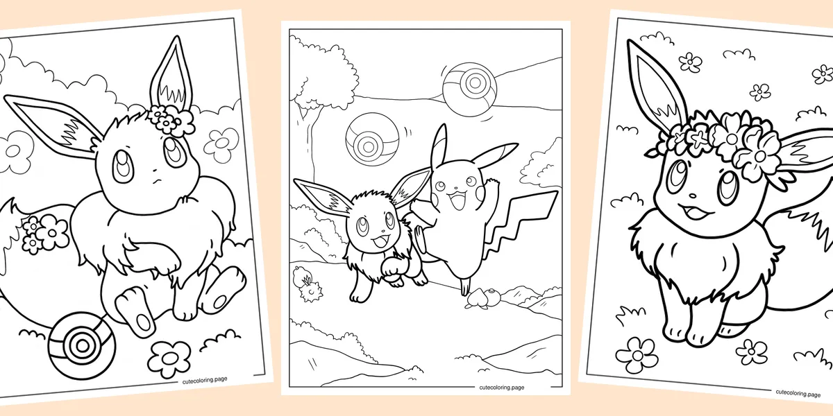 eevee-coloring-pages