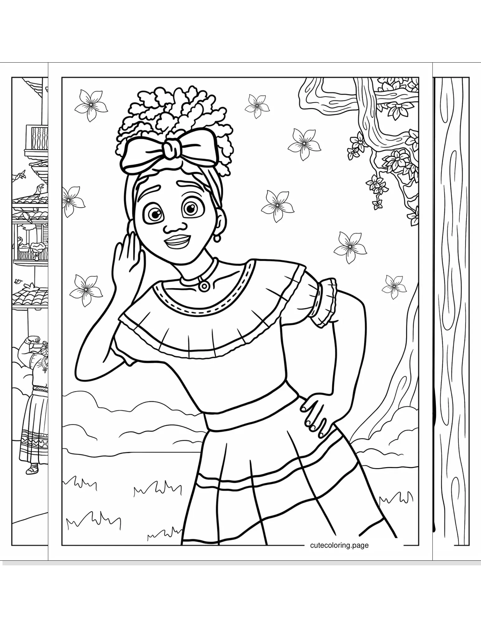 encanto coloring pages coloring page