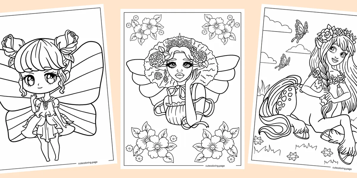 fairy-coloring-pages