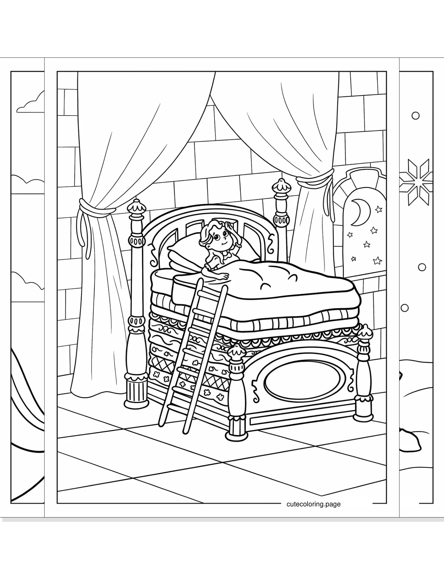 fairy tale coloring pages coloring page