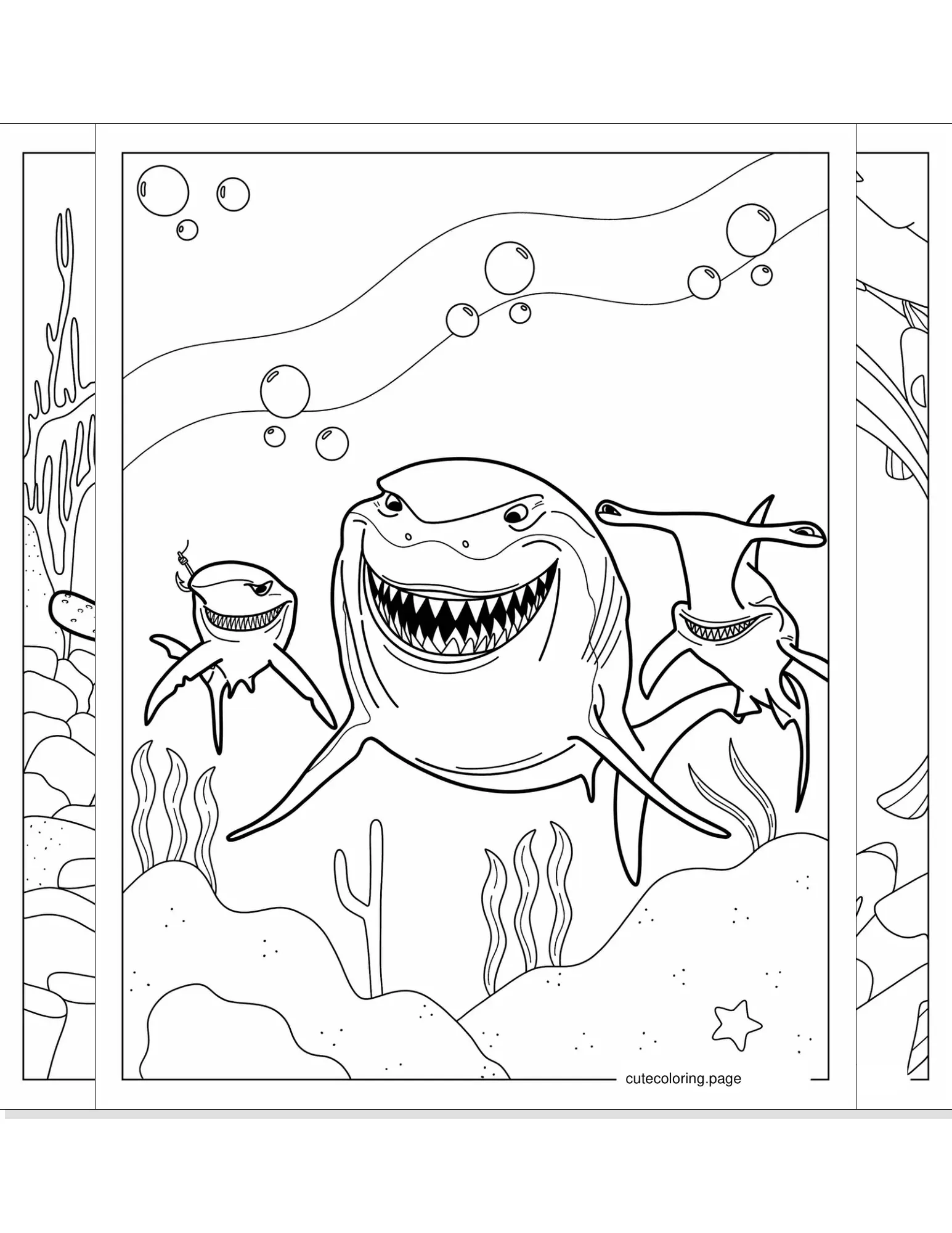 finding nemo coloring pages coloring page