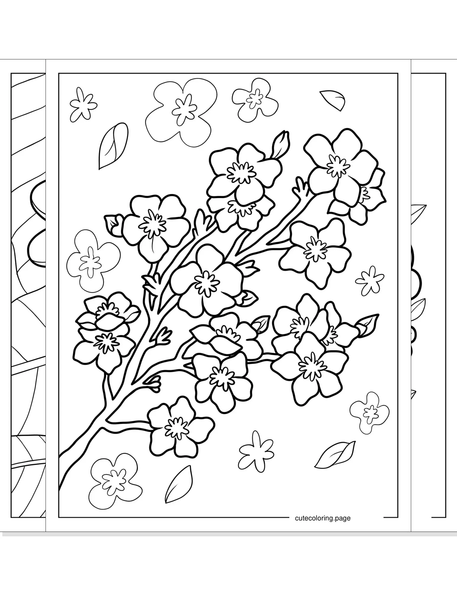 flower coloring pages coloring page