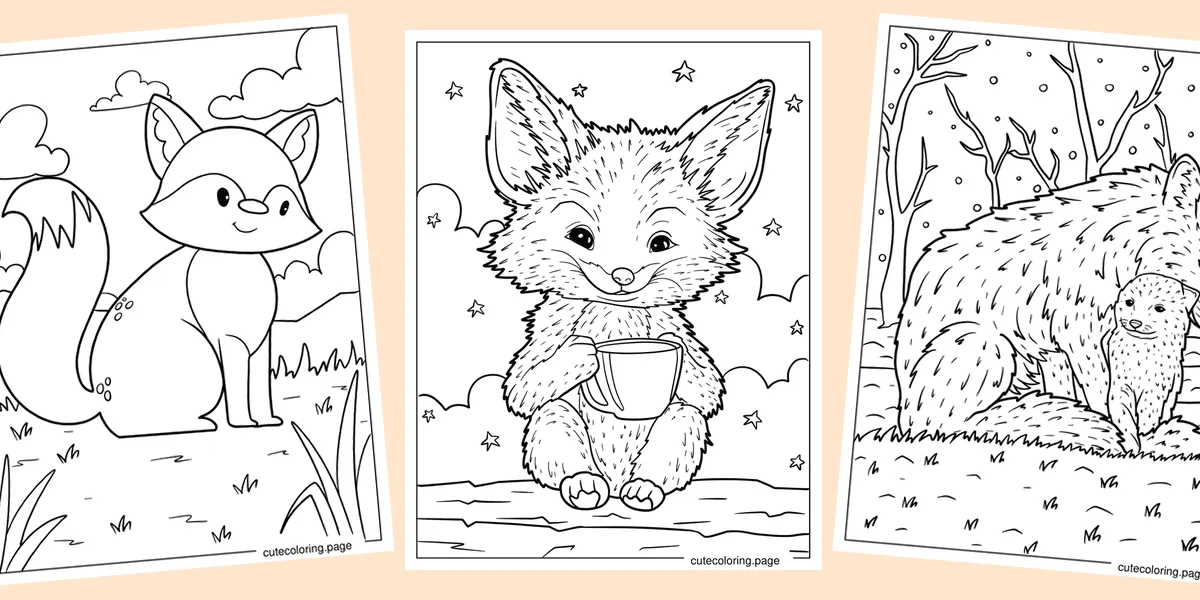 fox-coloring-pages