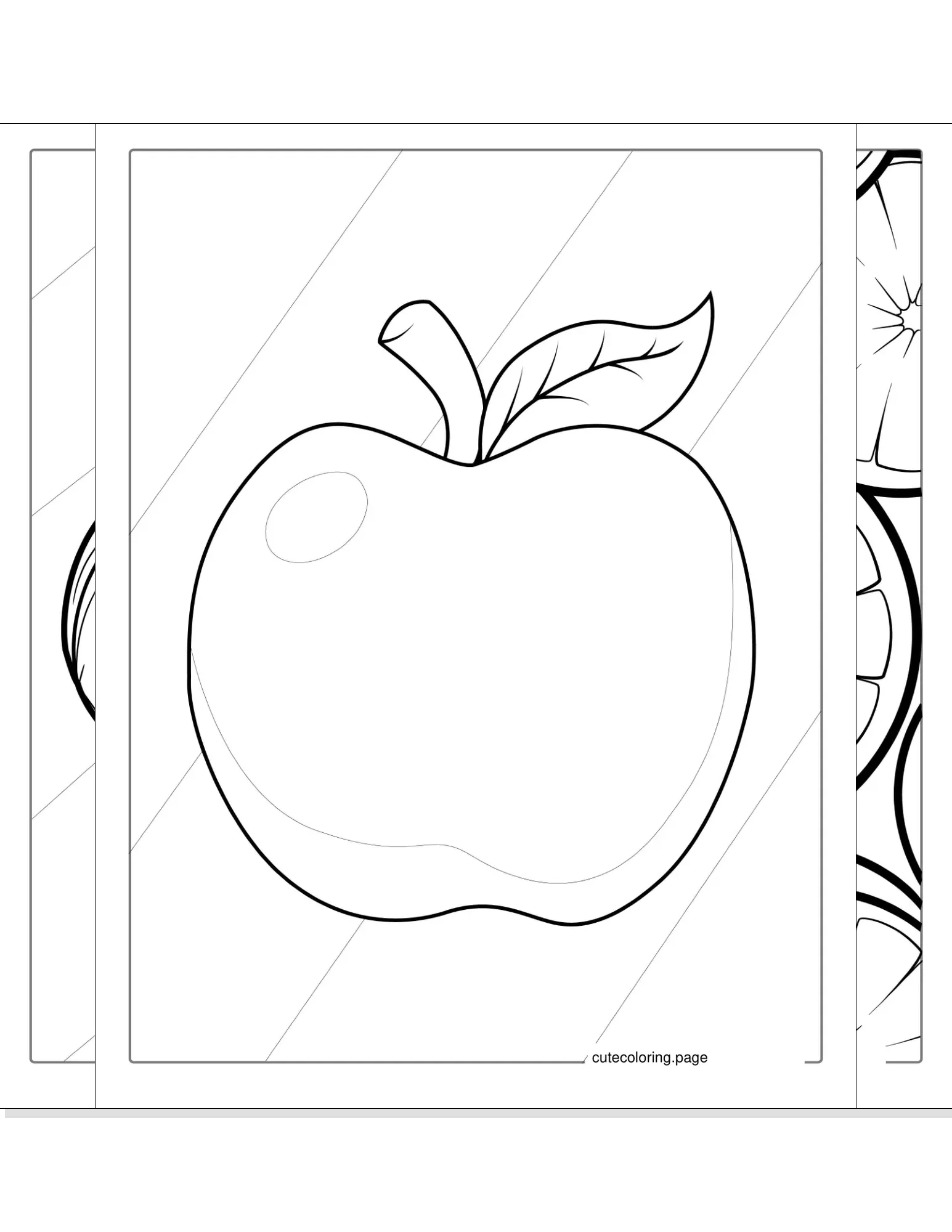 fruit coloring pages coloring page