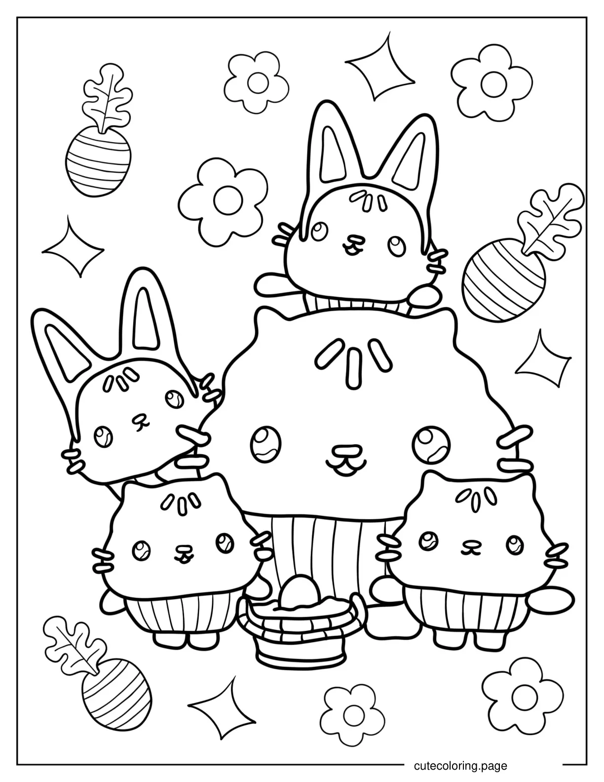 Cakey_s Cupcake Cousins Coloring In coloring page