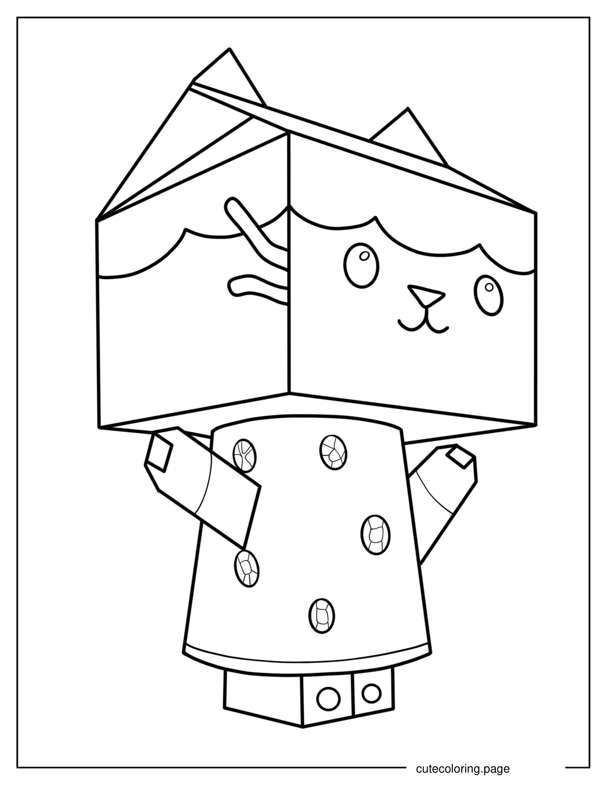 Coloring Page Of Baby Box For Preschoolers coloring page