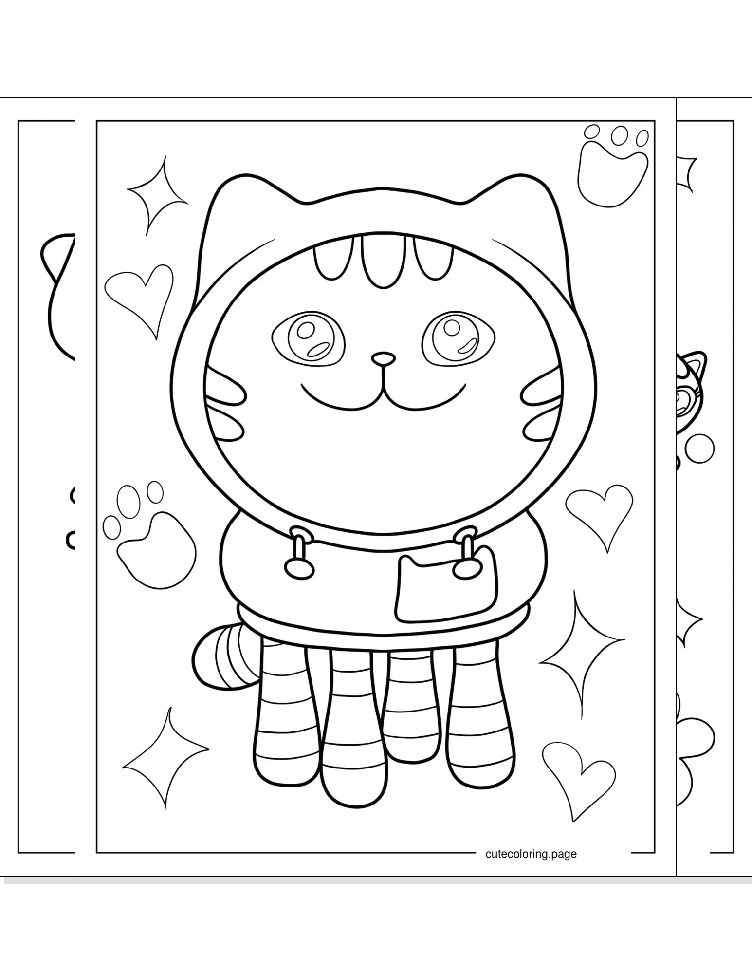 gabbys dollhouse coloring pages coloring page