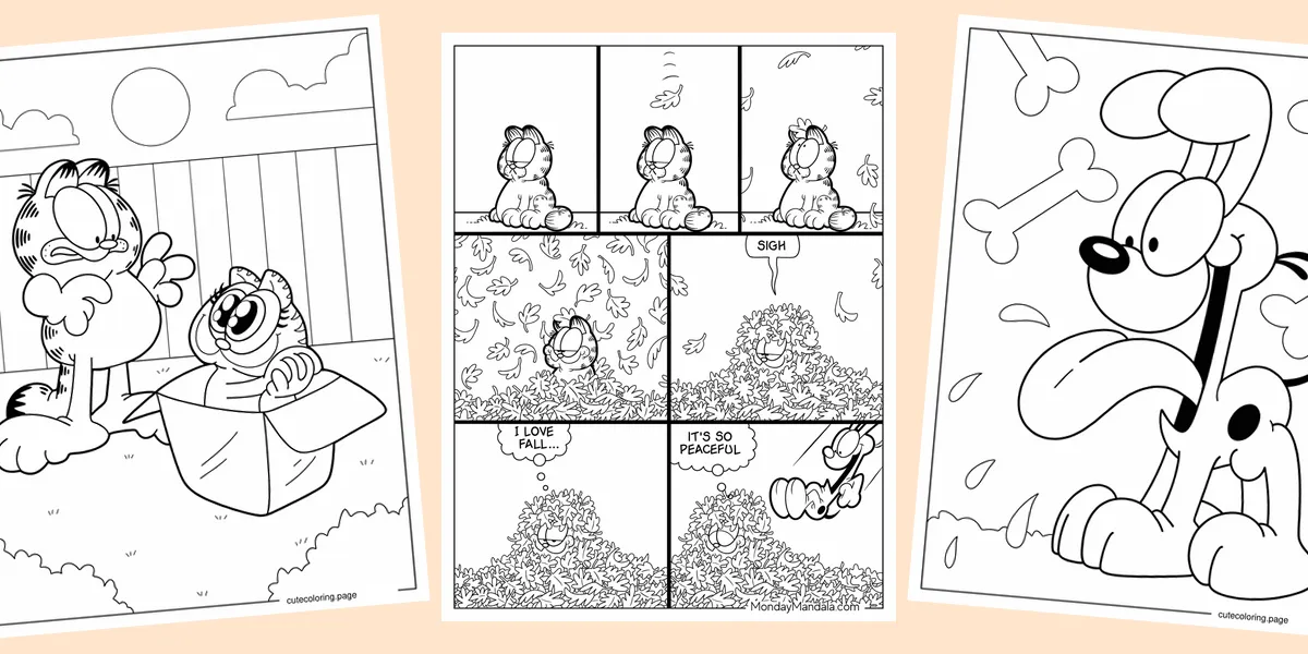 garfield-coloring-pages