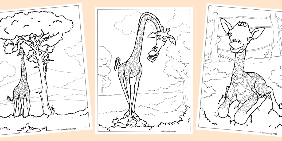 giraffe-coloring-pages