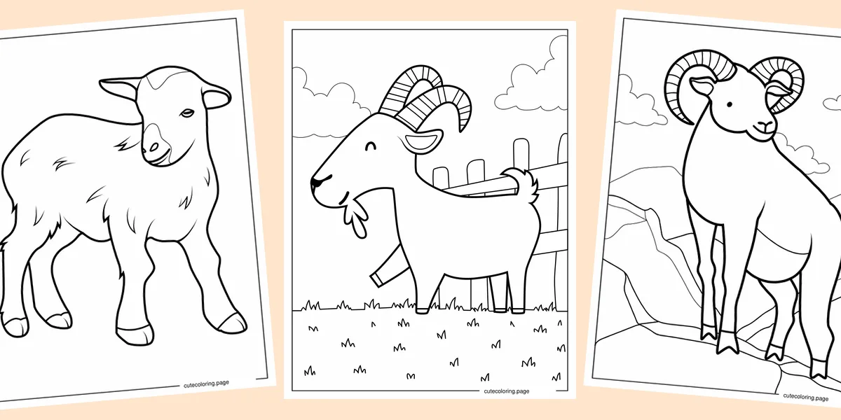 goat-coloring-pages