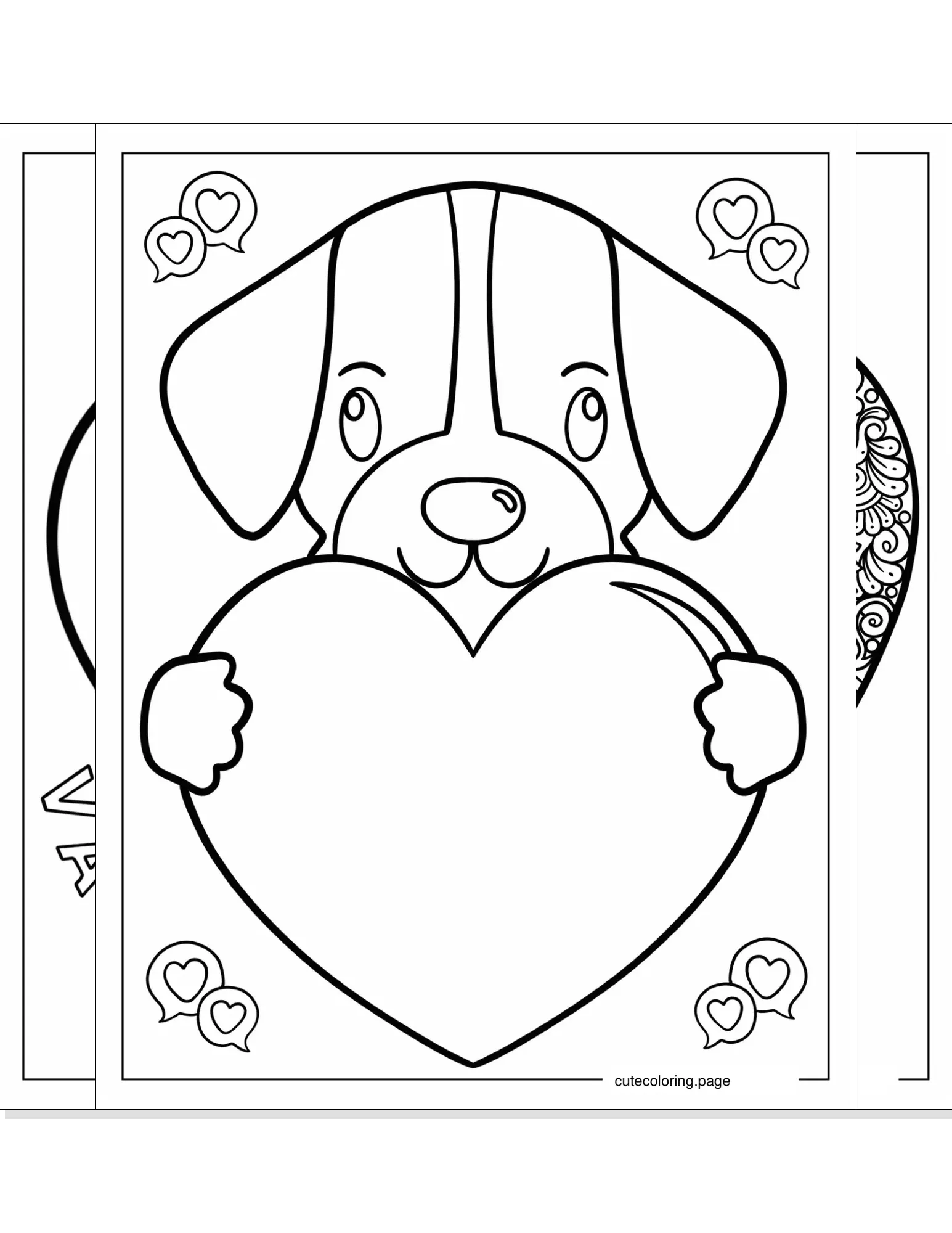 heart coloring pages coloring page