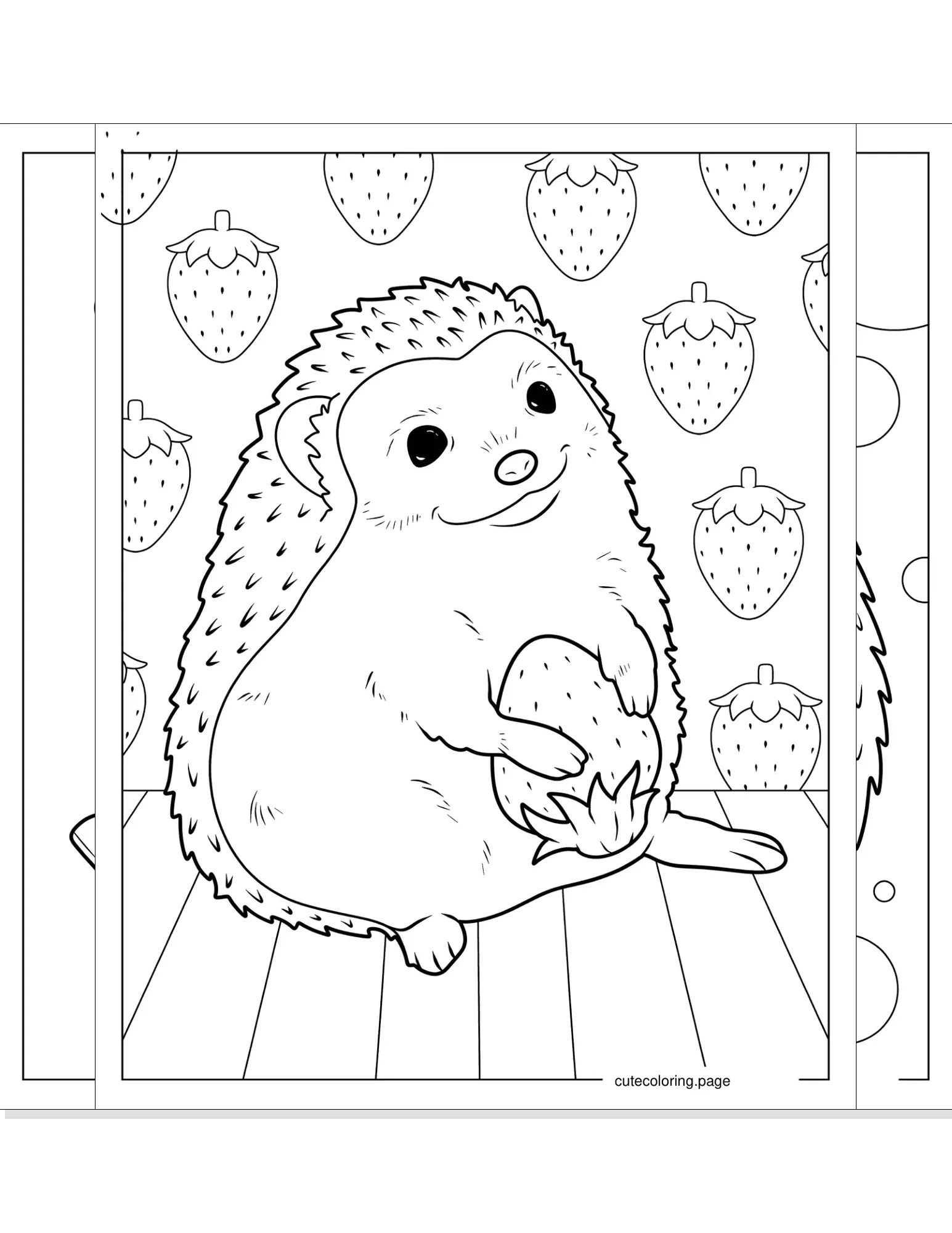 hedgehog coloring pages coloring page