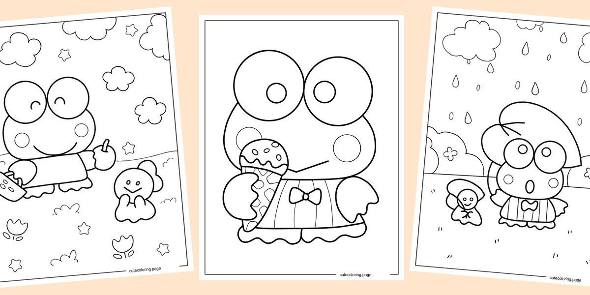 keroppi-coloring-pages