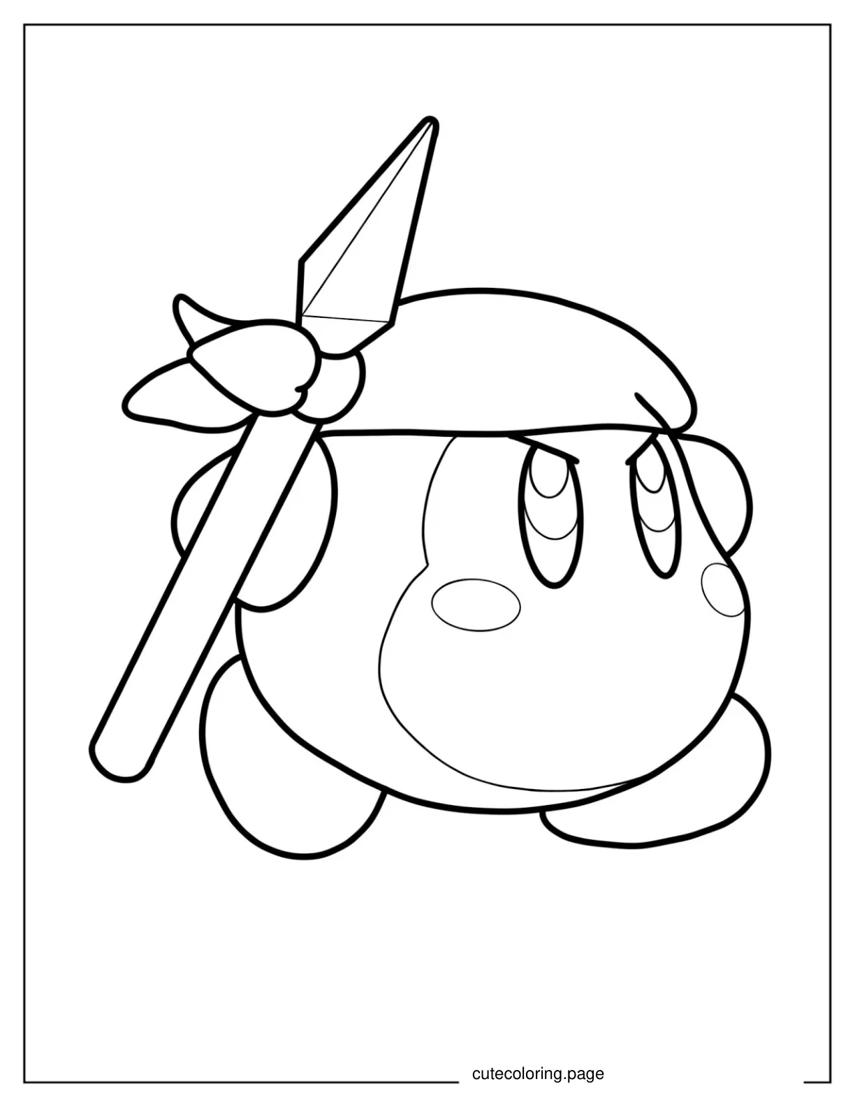 Coloring Page Of Bandana Waddle Dee coloring page