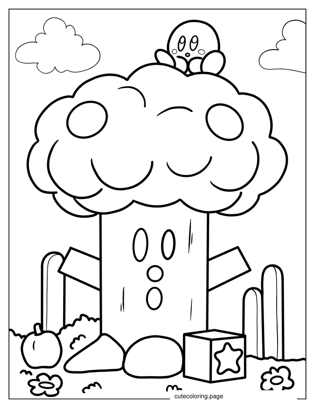 Coloring Page Of Whispy Woods coloring page