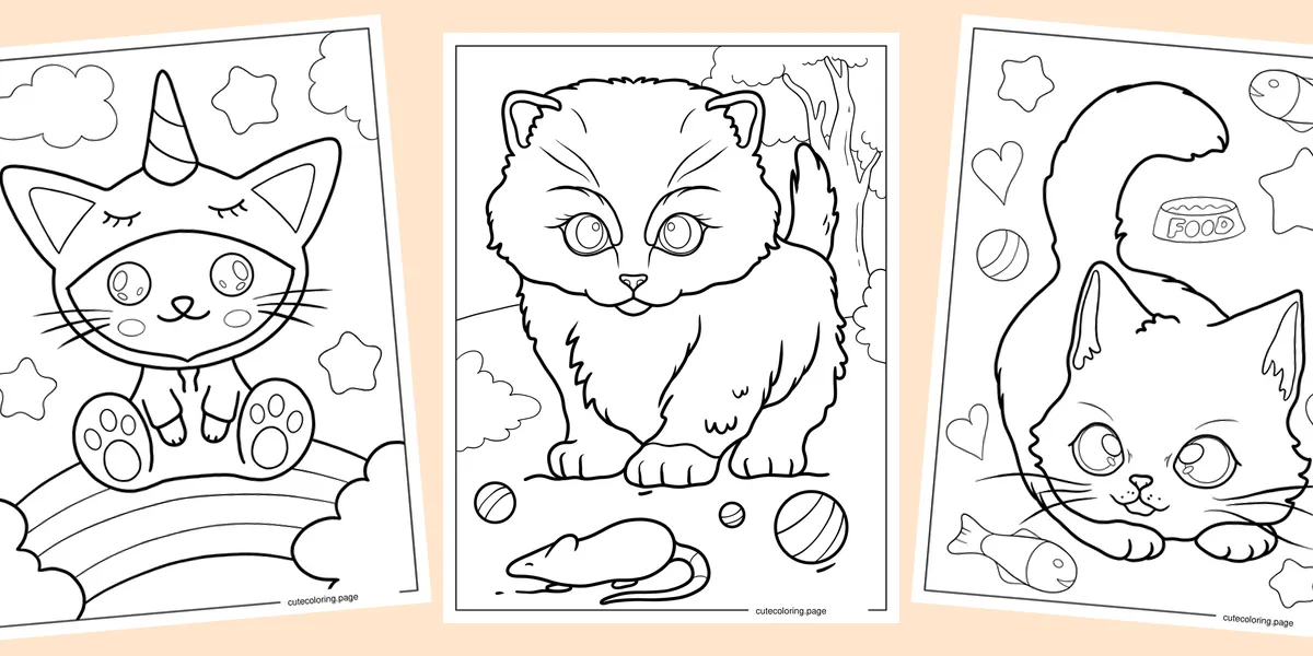 kitten-coloring-pages