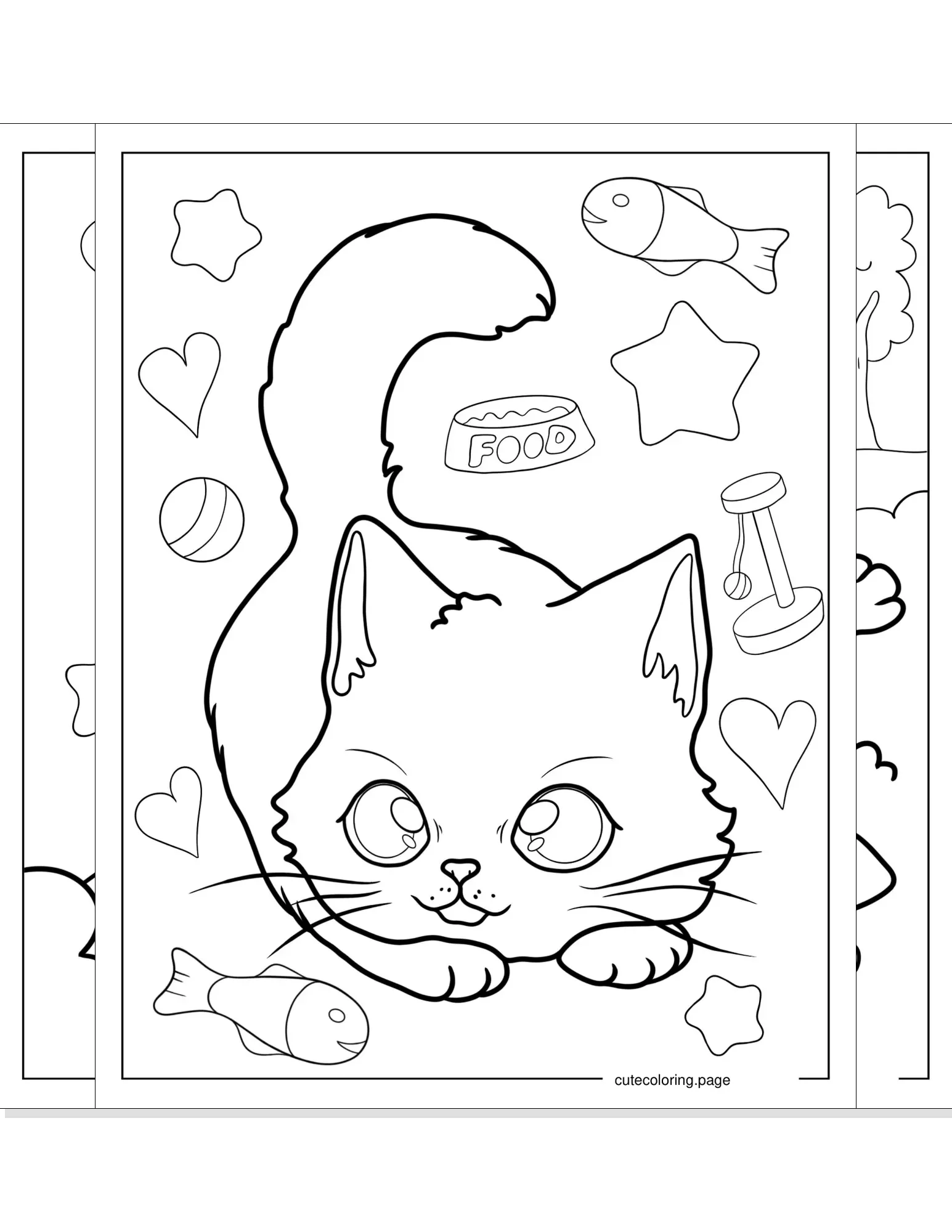 kitten coloring pages coloring page