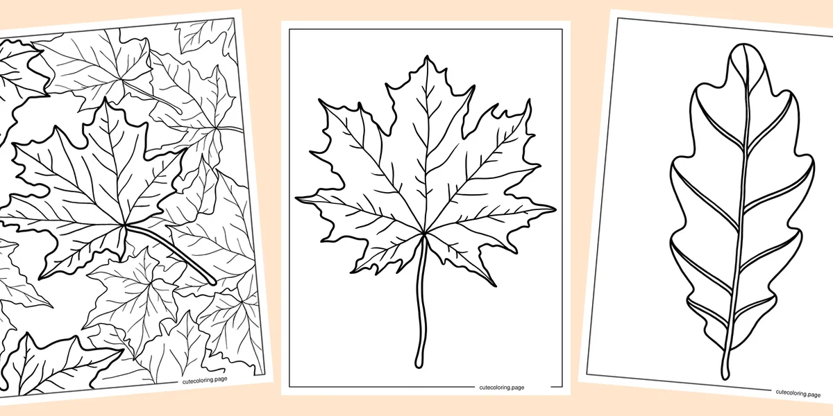 leaf-coloring-pages