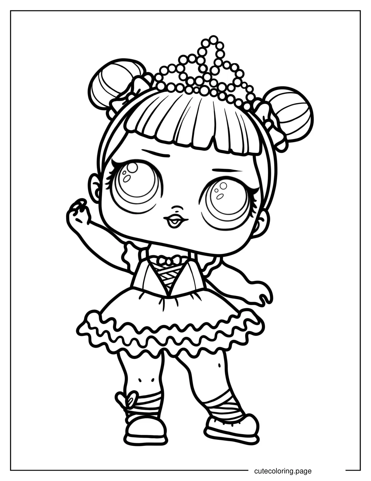 Center Stage From Dance Club coloring page