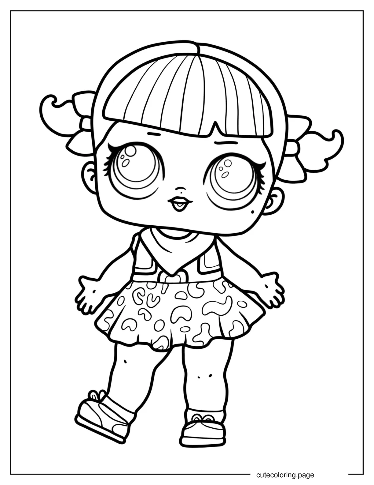 Cherry From Retro Club coloring page