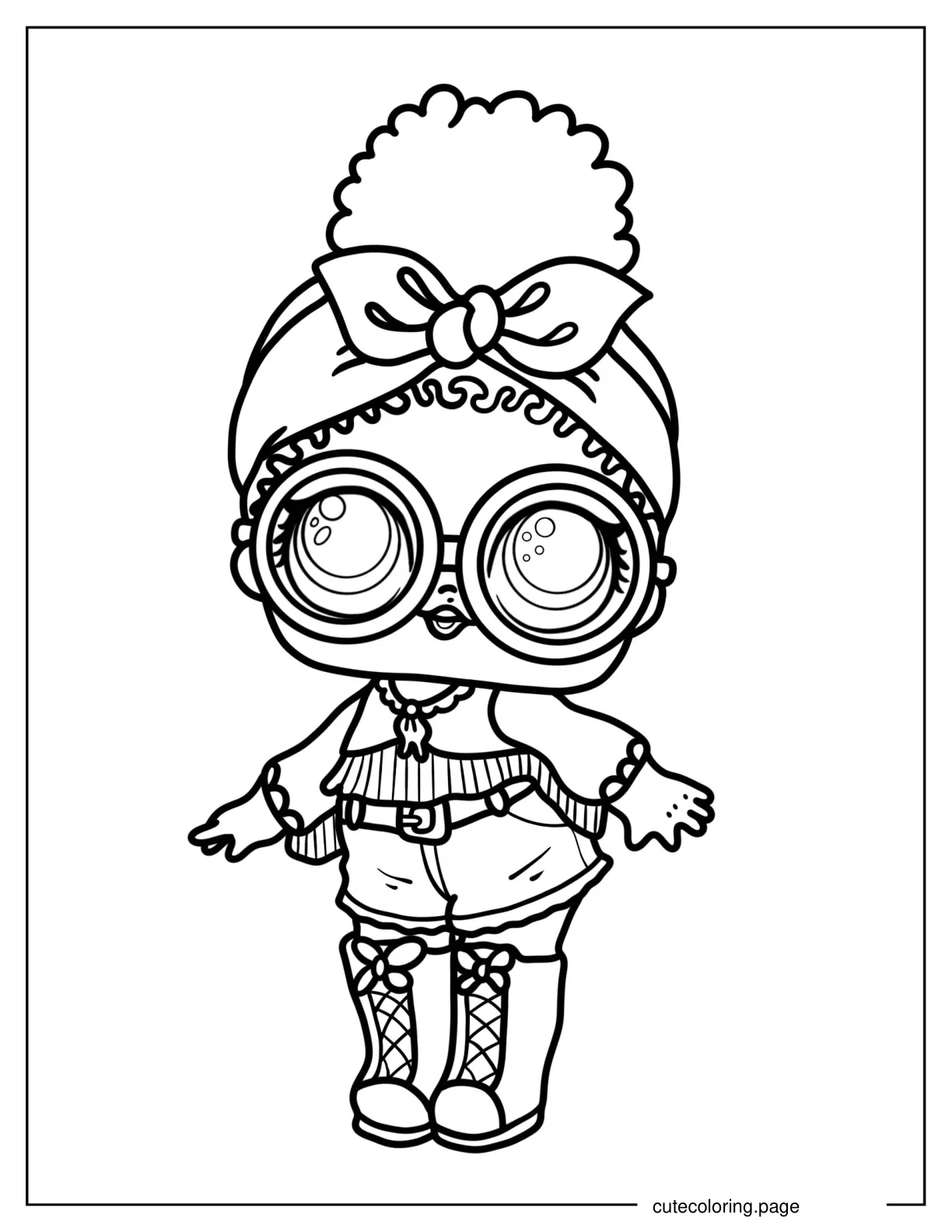 Foxy From Retro Club coloring page