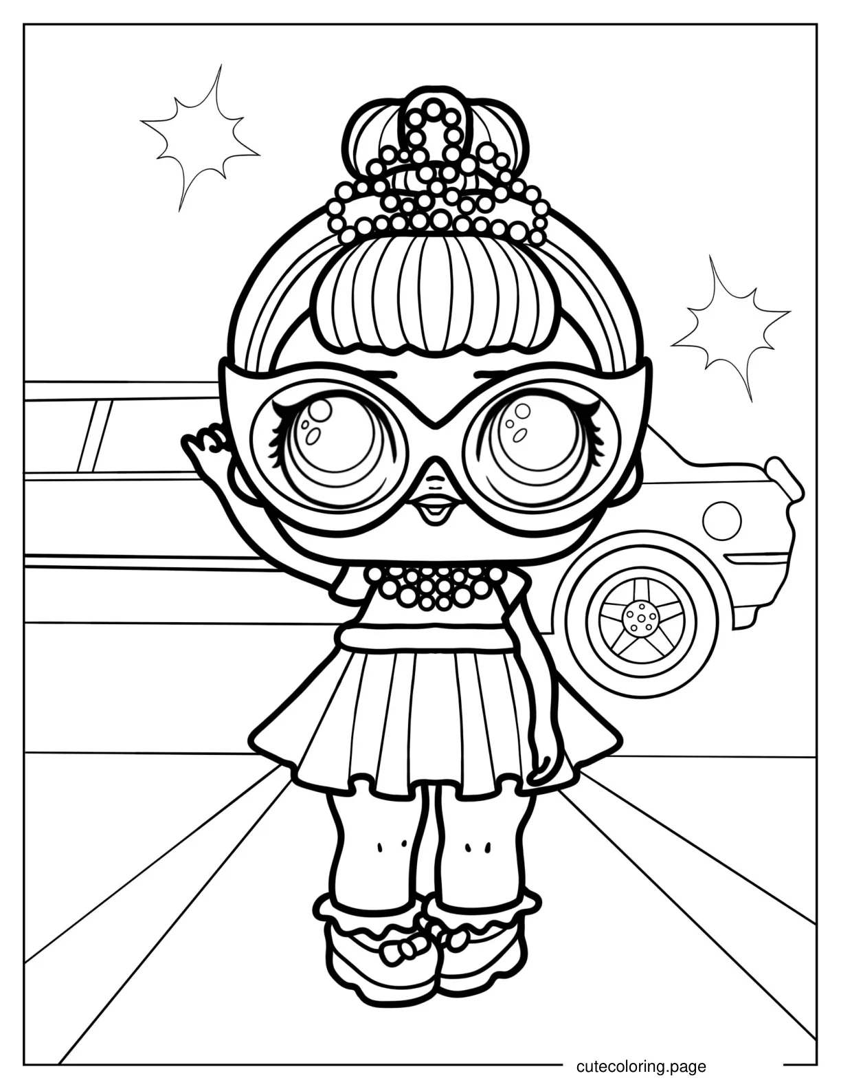 It Baby From Glam Club coloring page