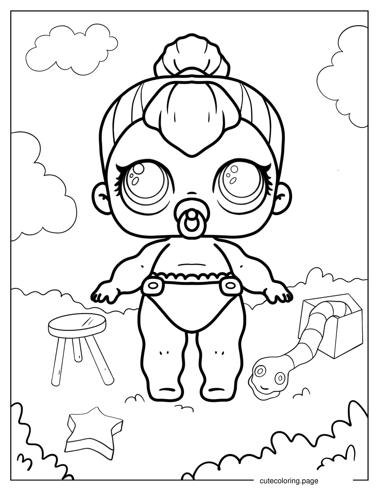 Lio Kitty Queen From Glitterati Club coloring page