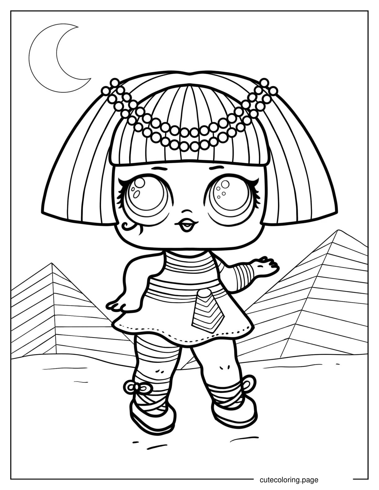 Pharaoh BBE From Theater Club coloring page