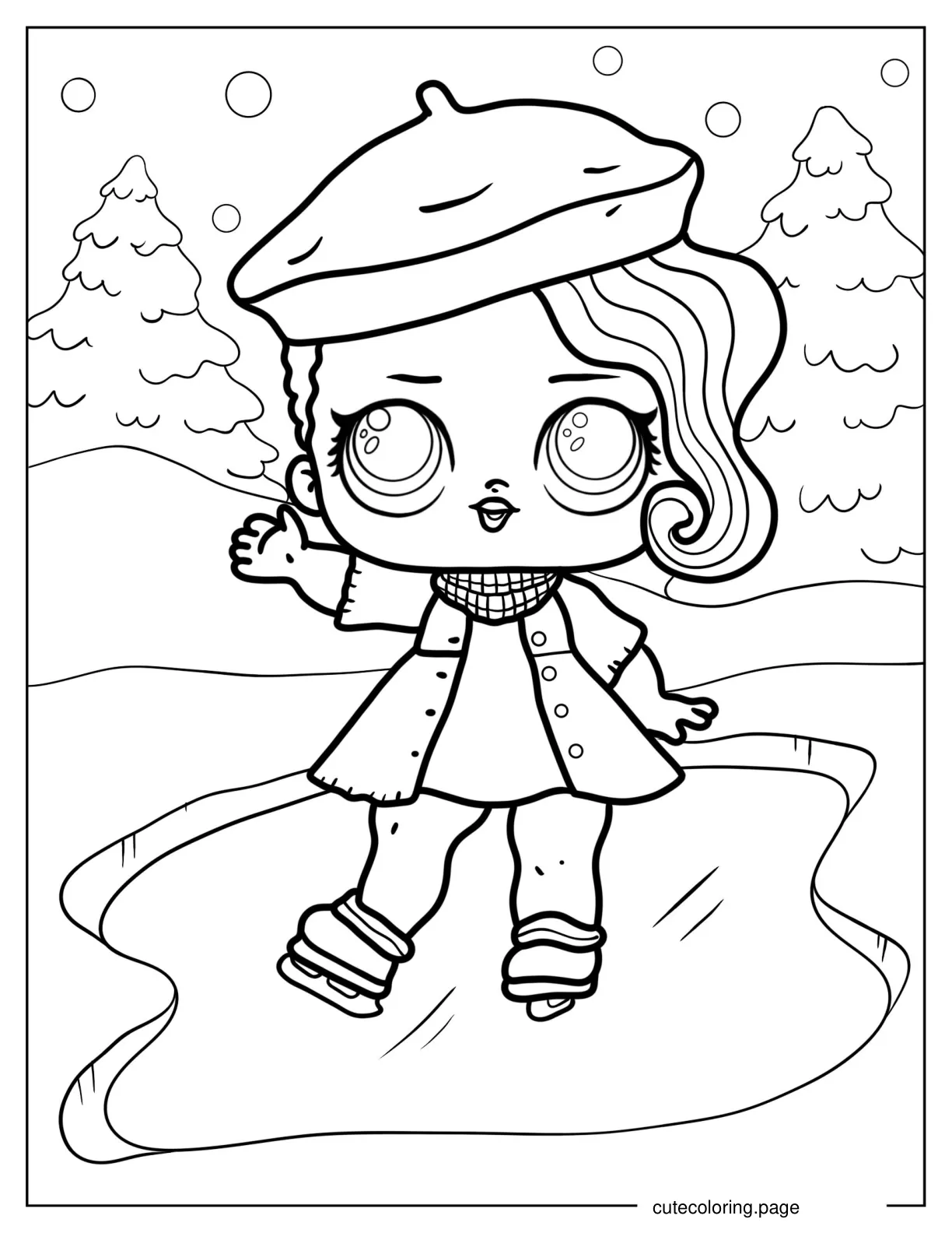 Posh From Chill Out Club coloring page